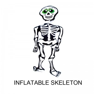 Esqueleto de accesorios de decoraciones inflables de Halloween